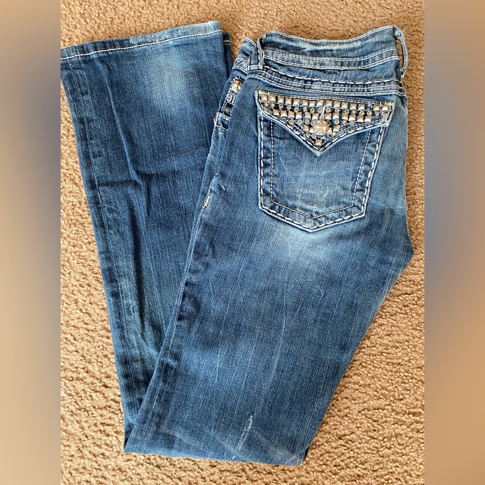 Miss Me JE5168L Boot cut jeans, Sz. 28, Gently used.